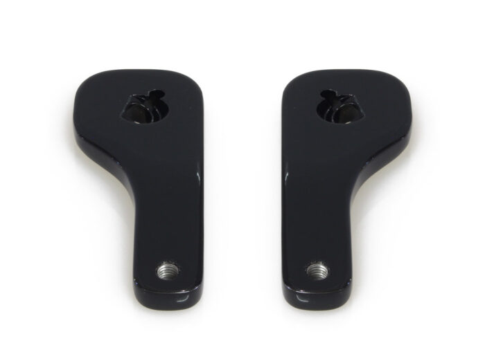 Taverner Motorsports - Mirror Brackets; Drop-Down FLH'14up - LA-9001-01B