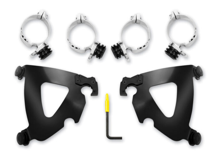 Taverner Motorsports - RW Windshield Mnt Kit; FXST'84-15 & - MEM-MEB2030