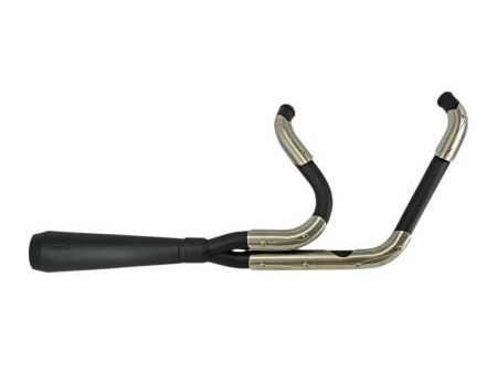 Taverner Motorsports - Exhaust; FXD'06-17 Assault 2:1 Blk - TP-TM-5020BK