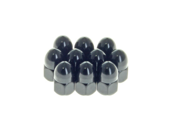 Taverner Motorsports - Nut; Acorn unc 3/8-16 Blk - BAI-03-0122BC
