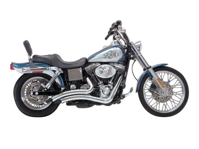 Taverner Motorsports - Exhaust; FXD'91-05 Big Radius Chr - VH-26007