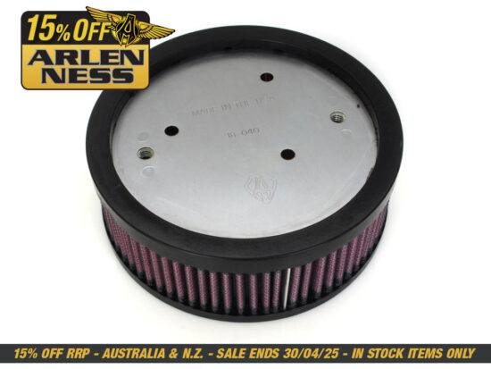 Air Filter Element. Fits Sportster 1988-2021 using OEM Oval Air Cleaner Cover.