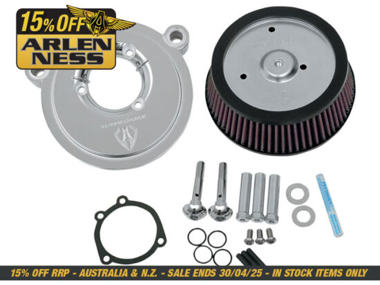Stage 1 Big Sucker Air Cleaner Kit - Chrome. Fits Softail 2000-2014, Dyna 1999-2017 & Touring 2002-2007.