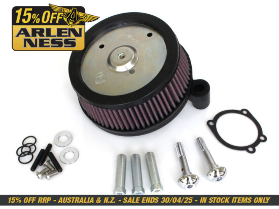 Stage 1 Big Sucker Air Cleaner Kit - Black. Fits Softail 2000-2014, Dyna 1999-2017 & Touring 2002-2007.