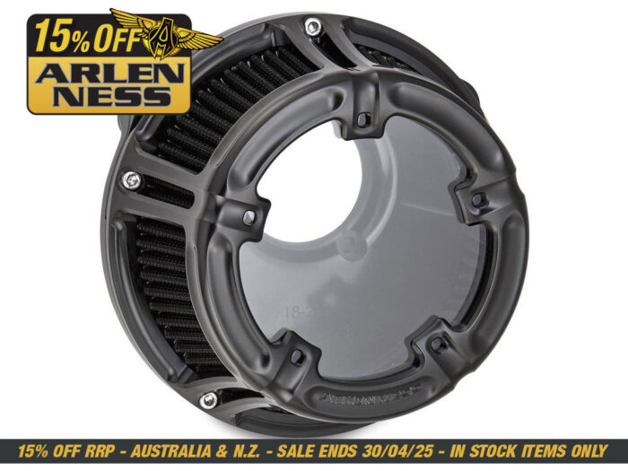 Method Clear Air Cleaner Kit - Black Anodized. Fits Touring 2017-2024 & Softail 2018-2024