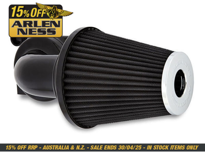 90deg Monster Sucker Air Cleaner Kit - Black. Fits Touring 2017-2024 & Softail 2018-2024