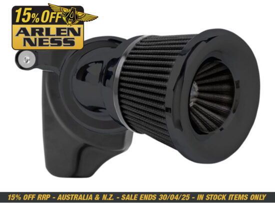 Velocity 65 Degree Air Cleaner Kit - Black. Fits Sportster 1991-2021