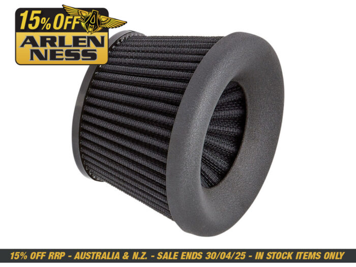 Air Filter Element - Black Trim. Fits Arlen Ness 65° & 90° Velocity Air Cleaners