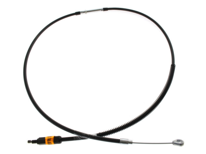 63in. Long Black Vinyl Clutch Cable. Fits Softail 2007up & Dyna 2006-2017