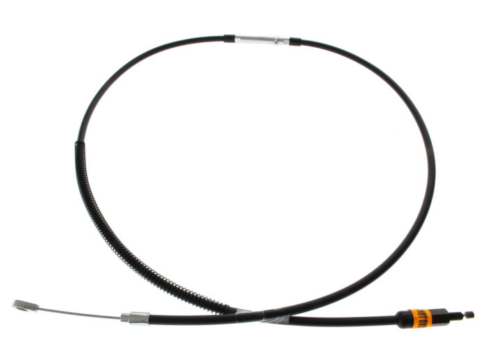 65in. Long Black Vinyl Clutch Cable. Fits Softail 2007up & Dyna 2006-2017