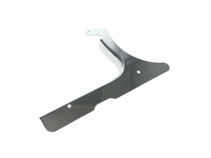 Lower Belt Guard - Chrome. Fits Softail 1986-1999.