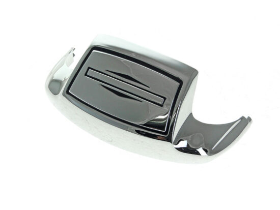 Front 1200 Style Fender Tip - Chrome. Fits FL 1949-1986