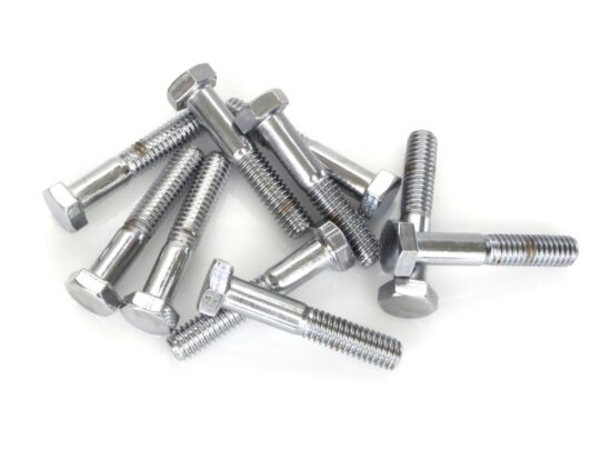 5/16-18 x 1-3/4in. UNC Hex Head Bolt - Chrome. Pack 10.
