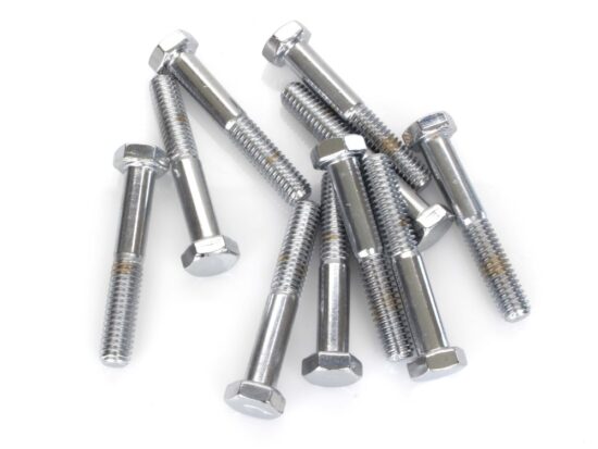 5/16-18 x 2in. UNC Hex Head Bolt - Chrome. Pack 10.