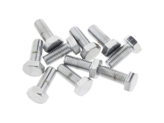 5/16-24 x 3/4in. UNF Hex Head Bolts - Chrome. Pack 10.