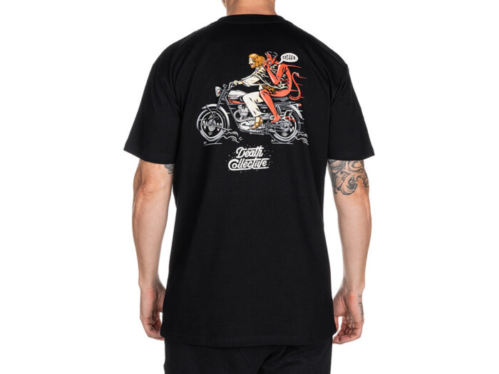 Death Collective Faster T-Shirt - Black. Large