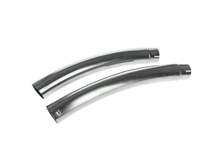 Quiet Mufflers for Sharp Curve Radius Exhaust with No Cross-Over Chamber. Fits Kawasaki Vulcan 900 2006up & Victory 2008-2017