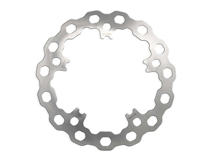 11.8in. Front Cubiq Disc Rotor - Stainless Steel. Fits V-Rod & Dyna 2006-2017 Models with OEM Cast Wheel.