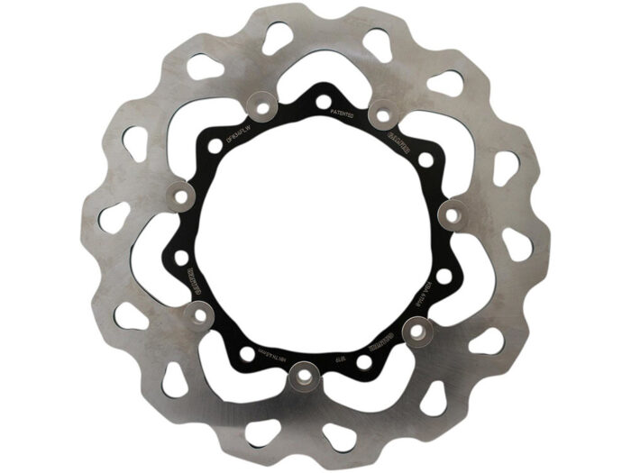 11.8in. Front Floating Wave Disc Rotor - Stainless Steel. Fits Touring 2014-2023 with HD Agitator Wheel.