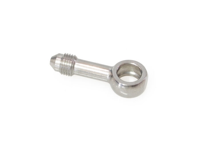 Stainless Steel 3/8in. ID, 180 Degree Banjo. Fits Hide-A-Line Micro Line.