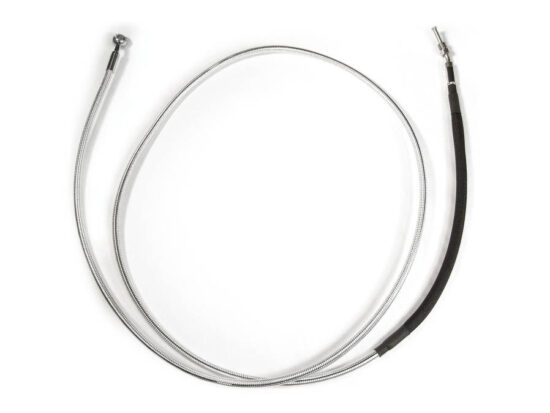 70in. Hydraulic Clutch Line with 10mm x 35 Degree Banjo - Black Pearl. Fits Touring & Softail 2017up Models with the Original H-D Hydraulic Clutch.
