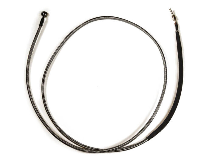 72in. Hydraulic Clutch Line with 10mm x 35 Degree Banjo - Black Pearl. Fits Touring & Softail 2017up Models with the Original H-D Hydraulic Clutch.</P><P>