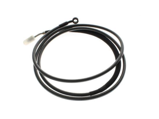 80in. Hydraulic Clutch Line with 10mm x 35 Degree Banjo - Black Pearl. Fits Touring & Softail 2017up Models with the Original H-D Hydraulic Clutch.
