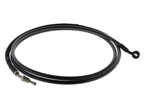 82in. Hydraulic Clutch Line with 10mm x 35 Degree Banjo - Black Pearl. Fits Touring & Softail 2017up Models with the Original H-D Hydraulic Clutch.</P><P>