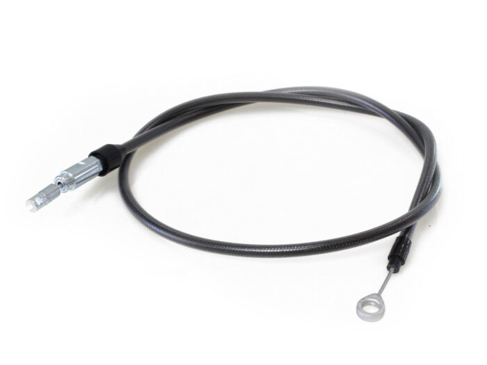 50in. Quick Connect Upper Clutch Cable - Black Pearl. Fits Softail 2018up & Most Touring 2021-2024