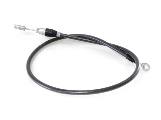 40in. Quick Connect Upper Clutch Cable - Black Pearl. Fits Softail 2018up & Most Touring 2021-2024