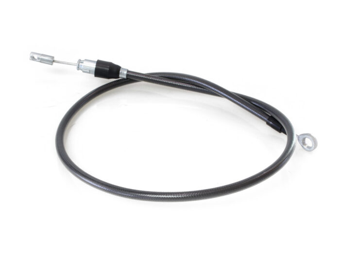 40in. Quick Connect Upper Clutch Cable - Black Pearl. Fits Softail 2018up & Most Touring 2021-2024