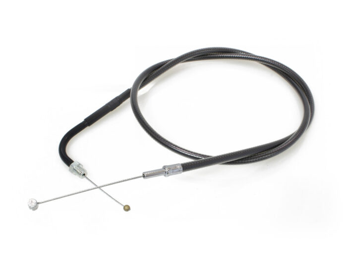 30in. Throttle Cable - Black Pearl. Fits Big Twin 1990-1995.</P><P>