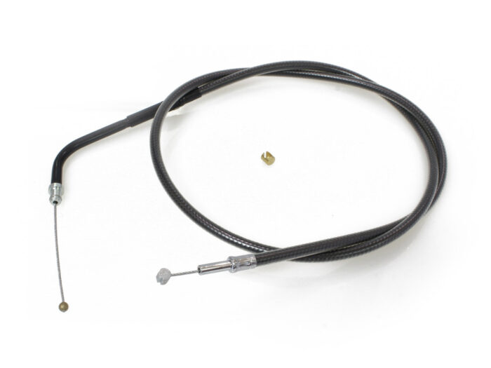 29-1/2in. Throttle Cable - Black Pearl. Fits V-Rod 2002-2017