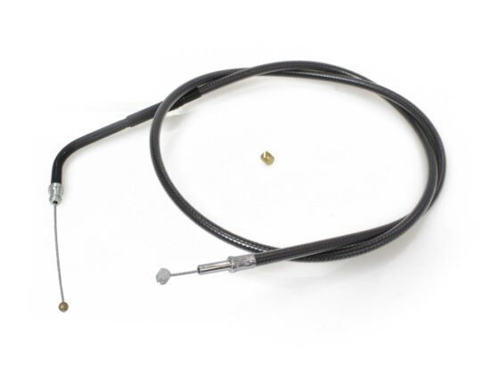 35-1/2in. Throttle Cable - Black Pearl. Fits V-Rod 2002-2017