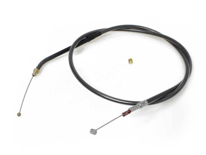 38in. Idle Cable - Black Pearl. Fits Sportster 1996-2006.