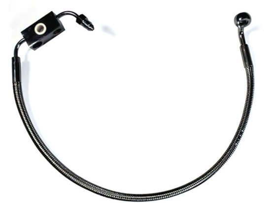 Stock Length Lower Front Brake Line - Black Pearl. Fits Sportster Seventy-Two 2014-2016</P><P></P><P>