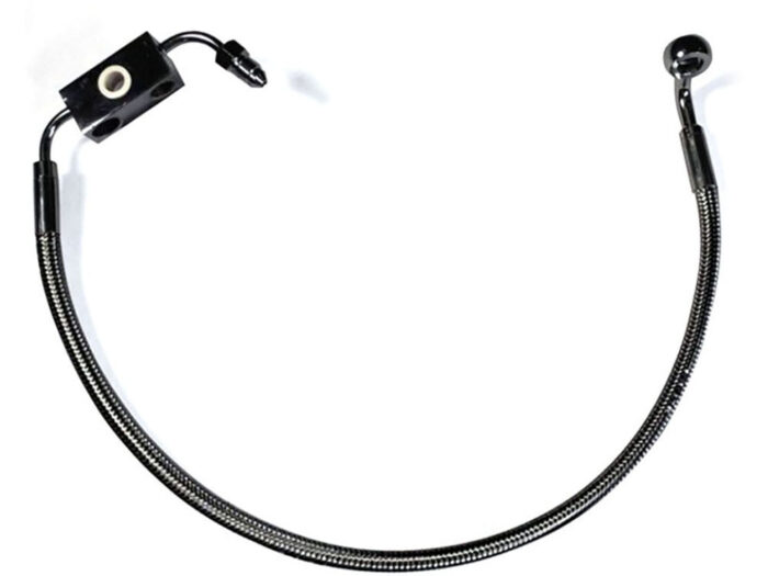 Stock Length Lower Front Brake Line - Black Pearl. Fits Sportster Seventy-Two 2014-2016</P><P></P><P>