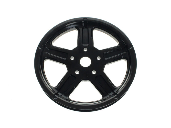 66 Tooth x 1in. Wide Formula Pulley - Black Anodized.