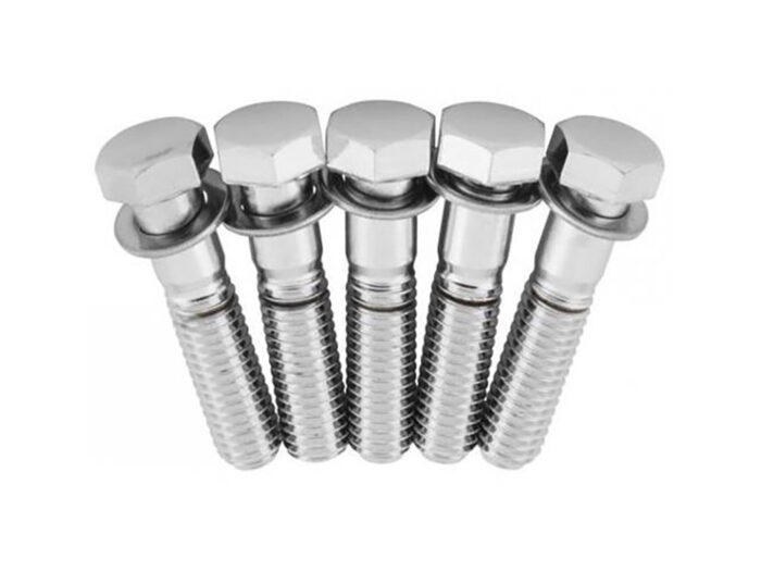 7/16-14 x 2-1/4in. Rear Pulley / Sprocket Bolts - Chrome