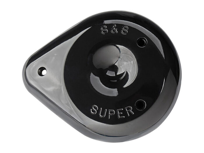 Teardrop Air Cleaner Cover - Black.