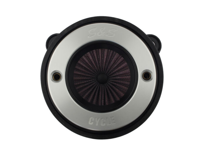 Air Stinger Stealth Air Cleaner Kit - Brushed S&S Ring. Fits Sportster 2007-2021.