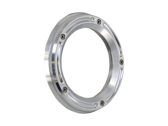 Assault Clear Derby Cover - Chrome. Fits Softail 2019up.