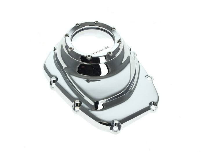 Assault Clear Cam Cover - Chrome. Fits Milwaukee 8 2018up.