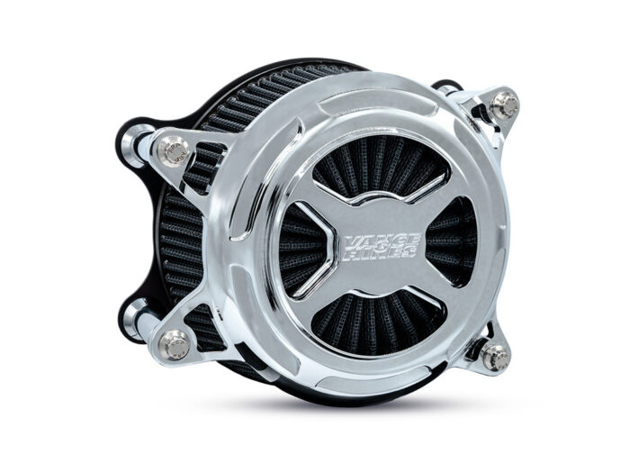 VO2 X Air Cleaner Kit - Chrome. Fits CVO Touring 2023up, Street Glide & Road Glide 2024up, Touring 2025up & Softail 2025up